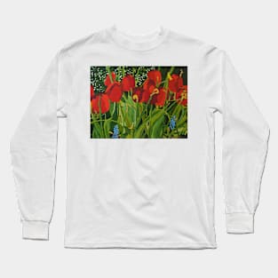 Red, White, and Blue Long Sleeve T-Shirt